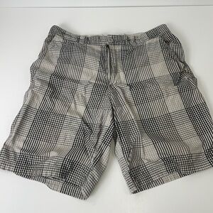 OP PLAID SHORTS SZ 36
